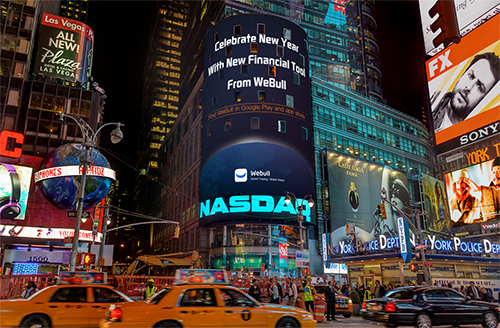 纳斯达克大屏广告